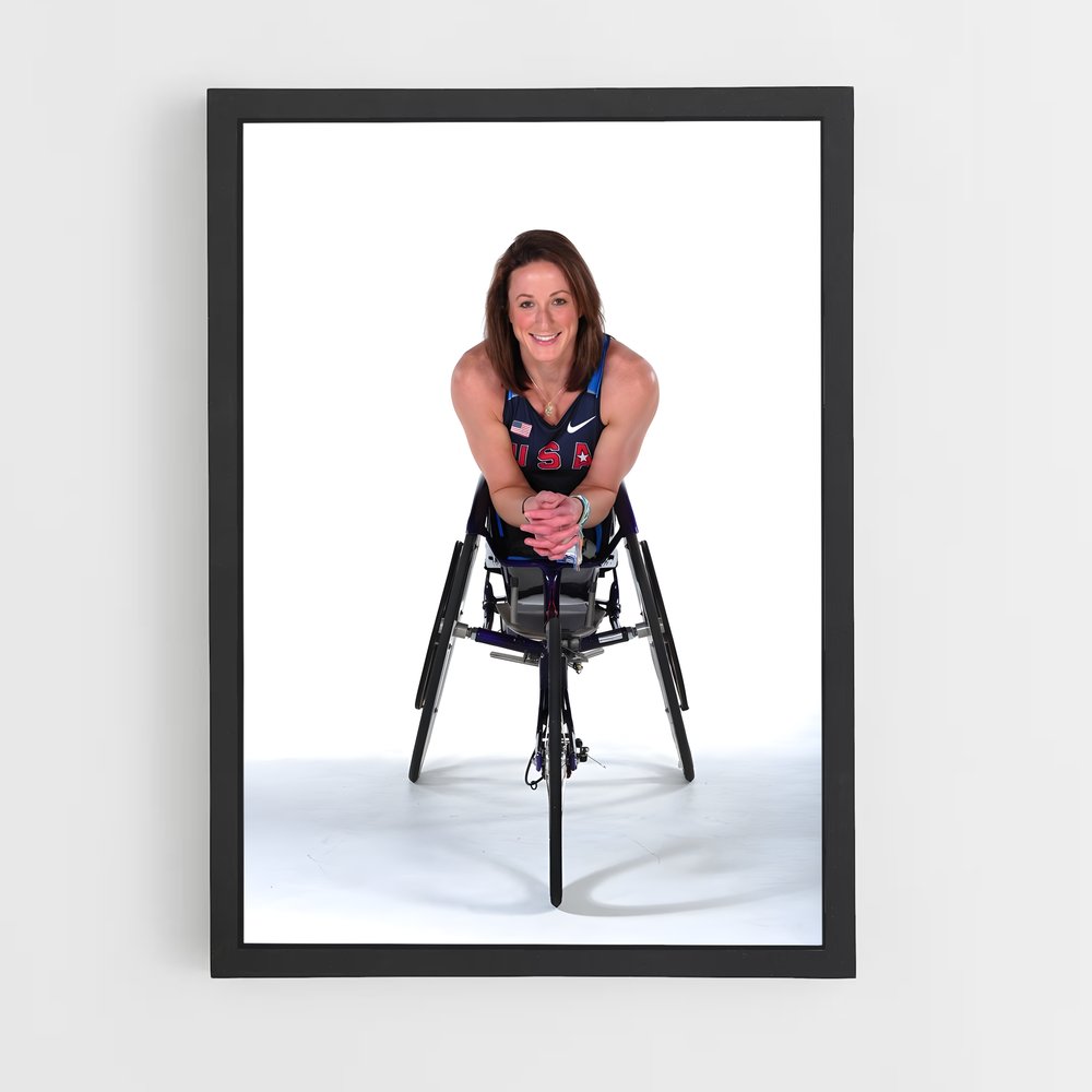 Poster Tatyana mcfadden – affiche Jeux Olympiques (vue 2)